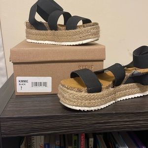 Steve Madden, Style: Kimmie, Size: 7, Color: Black